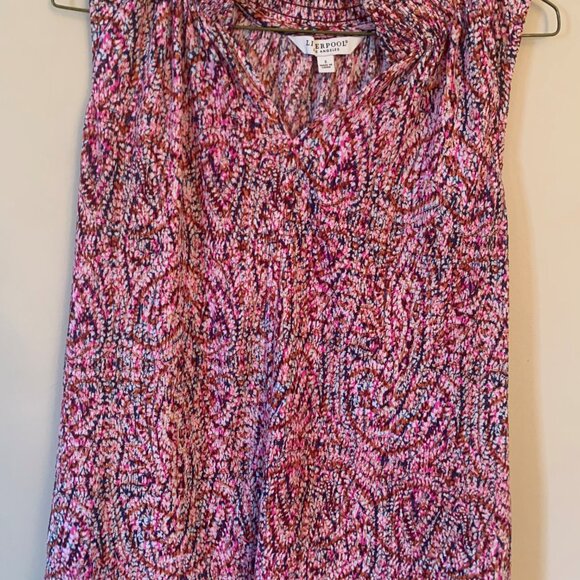 Liverpool Los Angeles, Sleeveless Blouse, Size Small - Picture 2 of 4